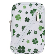 St Patricks Day Pattern Belt Pouch Bag (small) by Valentinaart