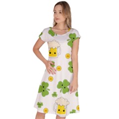 St Patricks Day Classic Short Sleeve Dress by Valentinaart