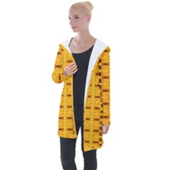 Digital Illusion Longline Hooded Cardigan by Sparkle