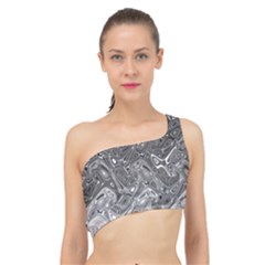 Grey Glow Cartisia Spliced Up Bikini Top  by Sparkle