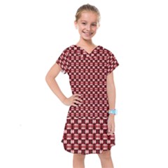 Red Kalider Kids  Drop Waist Dress by Sparkle