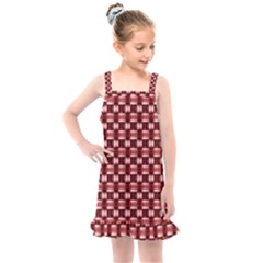 Red Kalider Kids  Overall Dress by Sparkle