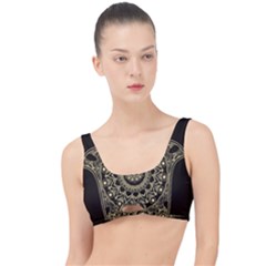 Hamsa Hand Drawn Symbol With Flower Decorative Pattern The Little Details Bikini Top by Wegoenart