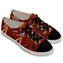Ancient Egyptian Religion Seamless Pattern Men s Low Top Canvas Sneakers View3