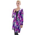 Fantasy Garden Purple Hooded Pocket Cardigan View1