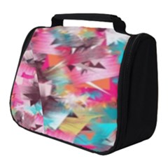 Color Pieces Full Print Travel Pouch (small) by Sparkle