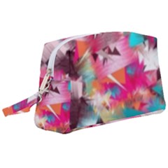 Color Pieces Wristlet Pouch Bag (large) by Sparkle