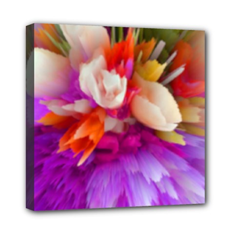 Poppy Flower Mini Canvas 8  X 8  (stretched) by Sparkle