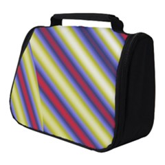 Colorful Strips Full Print Travel Pouch (small) by Sparkle