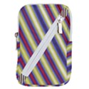 Colorful Strips Belt Pouch Bag (Large) View1