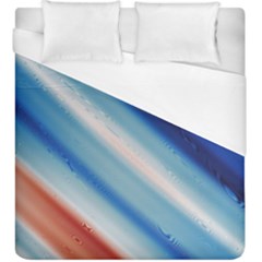 Blue White Duvet Cover (king Size) by Sparkle