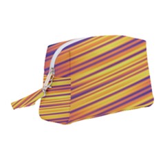 Colorful Strips Wristlet Pouch Bag (medium) by Sparkle