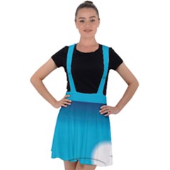 Fishing Velvet Suspender Skater Skirt by Sparkle