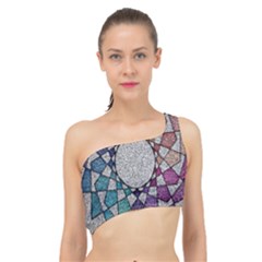 Wirldrawing Spliced Up Bikini Top  by Sparkle