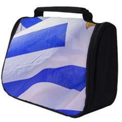 Uruguay Flags Waving Full Print Travel Pouch (big) by dflcprintsclothing