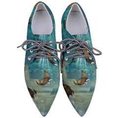 Awesome Steampunk Manta Rays Pointed Oxford Shoes by FantasyWorld7