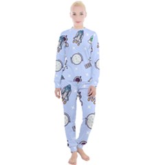 Seamless Pattern With Space Theme Women s Lounge Set by Vaneshart