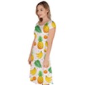 Tropical Fruits Pattern Classic Short Sleeve Dress View2