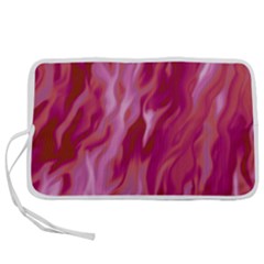 Lesbian Pride Abstract Smokey Shapes Pen Storage Case (l) by VernenInk