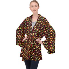 Rby-187 Long Sleeve Velvet Kimono  by ArtworkByPatrick