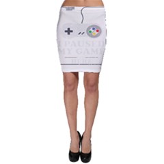 Ipaused2 Bodycon Skirt by ChezDeesTees