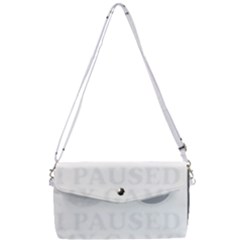 Ipaused2 Removable Strap Clutch Bag by ChezDeesTees