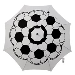 Soccer Lovers Gift Hook Handle Umbrellas (medium) by ChezDeesTees