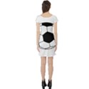 Soccer Lovers Gift Short Sleeve Skater Dress View2