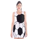 Soccer Lovers Gift Scoop Neck Skater Dress View1