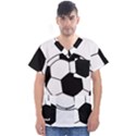 Soccer Lovers Gift Men s V-Neck Scrub Top View1