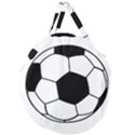 Soccer Lovers Gift Giant Round Zipper Tote View1