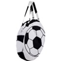 Soccer Lovers Gift Giant Round Zipper Tote View3