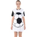 Soccer Lovers Gift Sixties Short Sleeve Mini Dress View1