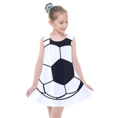 Soccer Lovers Gift Kids  Summer Dress by ChezDeesTees