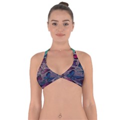 Glitter Butterfly Halter Neck Bikini Top by Sparkle