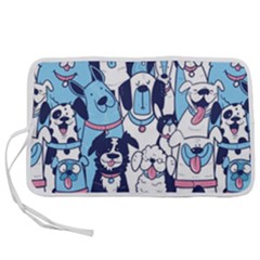 Dogs-seamless-pattern Pen Storage Case (l) by Vaneshart