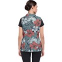 Seamless-floral-pattern-with-tropical-flowers Women s Puffer Vest View2