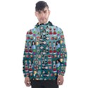 Kawaiicollagepattern2 Men s Front Pocket Pullover Windbreaker View1