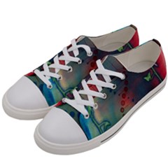 Flower Dna Women s Low Top Canvas Sneakers by RobLilly