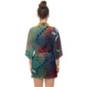 Flower Dna Half Sleeve Chiffon Kimono View2