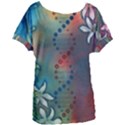 Flower Dna Women s Oversized Tee View1