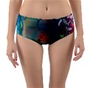 Flower Dna Reversible Mid-Waist Bikini Bottoms View1