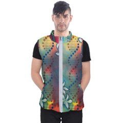 Flower Dna Men s Puffer Vest by RobLilly