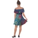 Flower Dna Off Shoulder Velour Dress View2