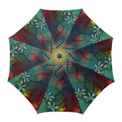 Flower Dna Golf Umbrellas by RobLilly