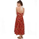 Chili pattern red Halter Tie Back Dress  View2