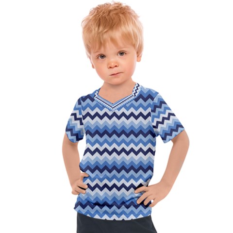 Zigzag Pattern Seamless Zig Zag Background Color Kids  Sports Tee by BangZart