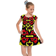 Rby-166 2 Kids  Cap Sleeve Dress by ArtworkByPatrick