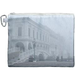 Fog Winter Scene Venice, Italy Canvas Cosmetic Bag (xxxl) by dflcprintsclothing