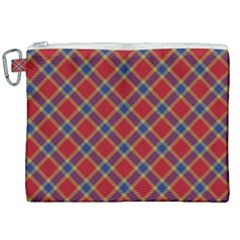 Scottish And Celtic Pattern - Braveheard Is Proud Of You Canvas Cosmetic Bag (xxl) by DinzDas